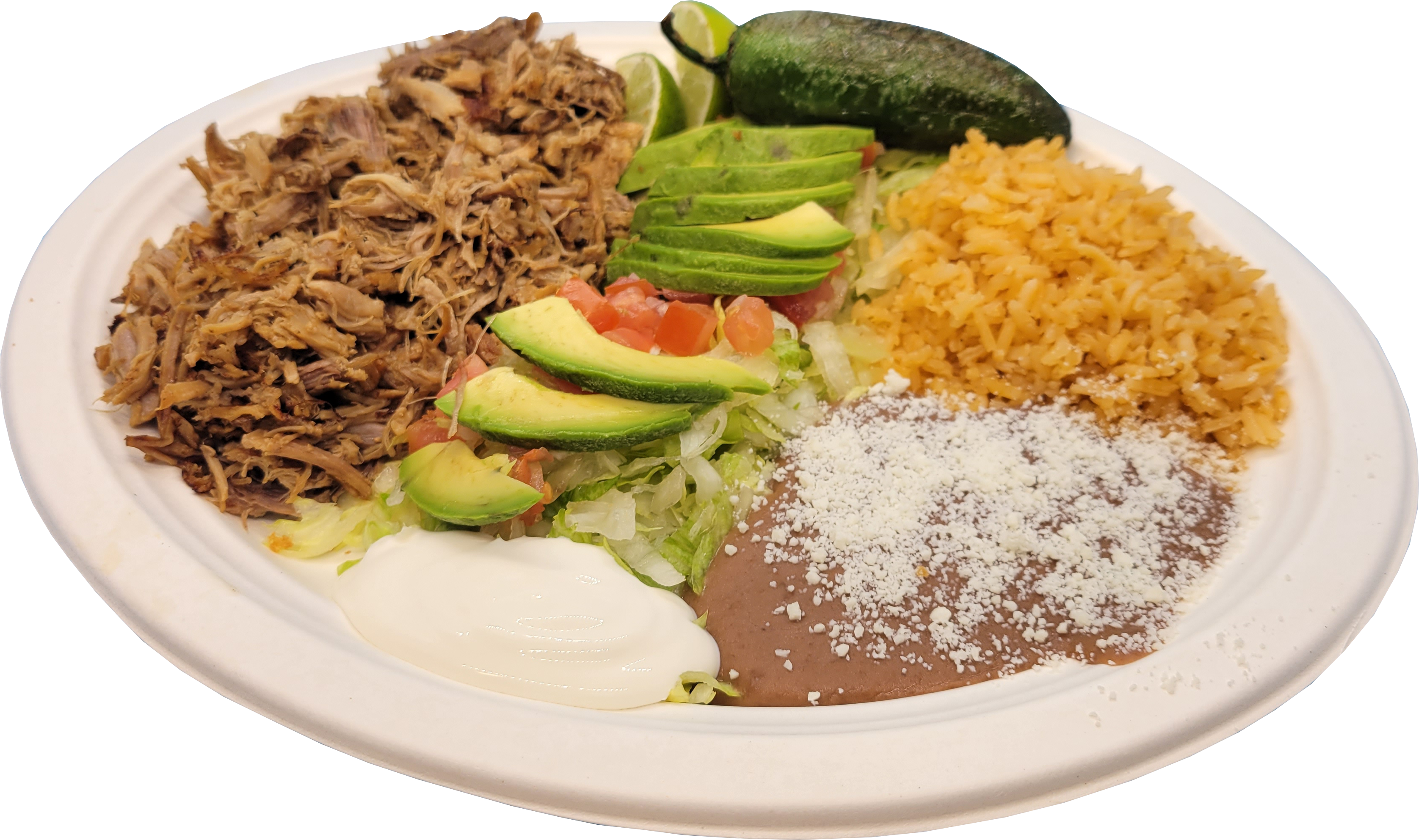 Carnitas plate